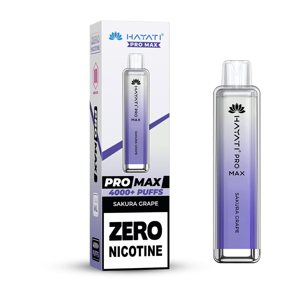 Hayati Pro Max 4000 Disposable Vapes 0mg