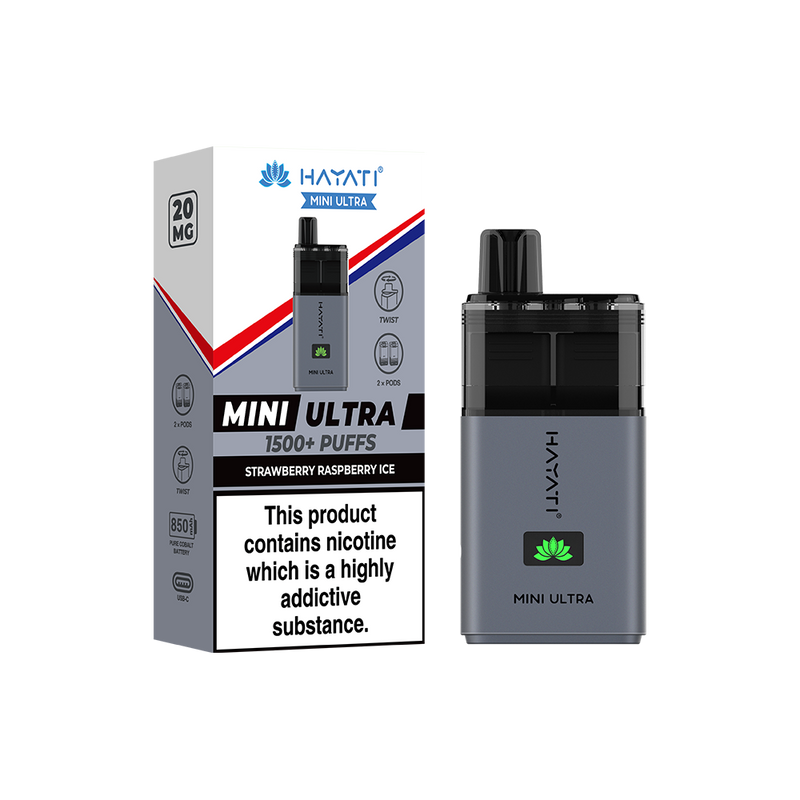 Hayati Mini Ultra 1500+ Puffs Kit Compliant Post June 1st