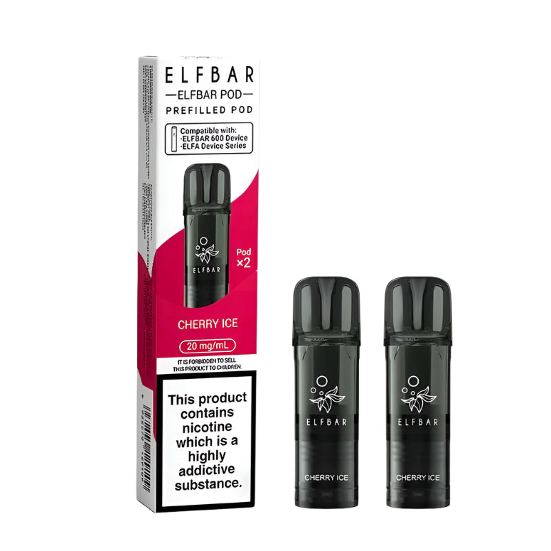 Elf Bar 600 Prefilled Pods 2 Pack Compliant Post June 1st