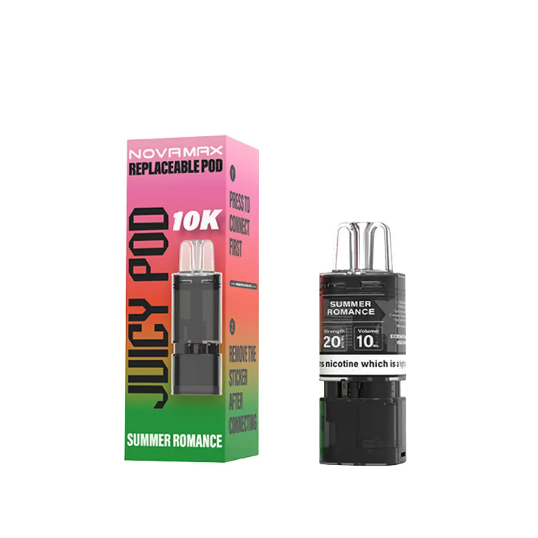 Juicy Pod Novamax 10K Replacement Prefilled Pods