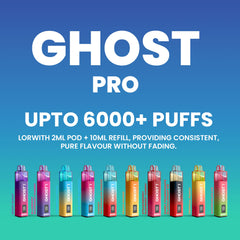 Vapes Bars Ghost Pro 6K