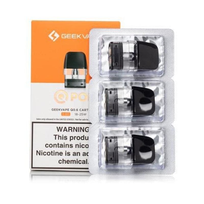 Geek Vape Cartridge 2ML Side Fill Q Pod 3pcs/pack