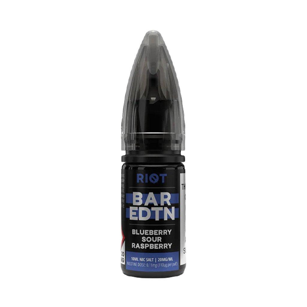 Riot Squad Blueberry Sour Raspberry Bar Edition Nic Salt - 10mg