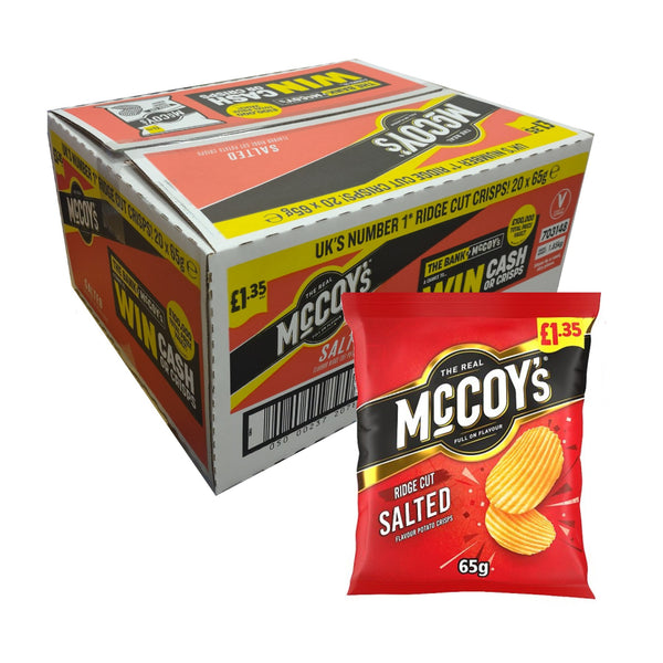 Mccoys Salted 20x65g