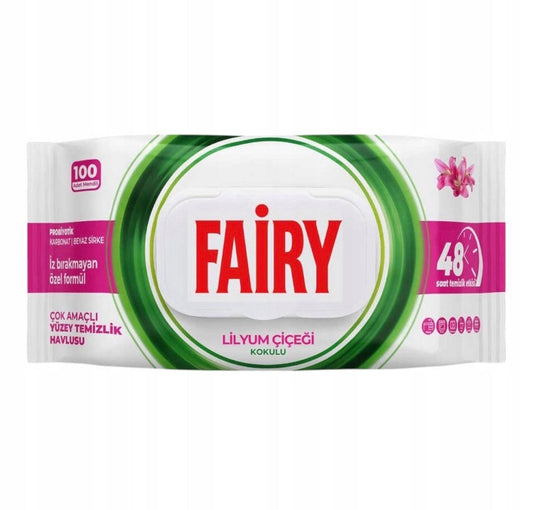 FAIRY WIPES LILY FLOWER (100pack x12)