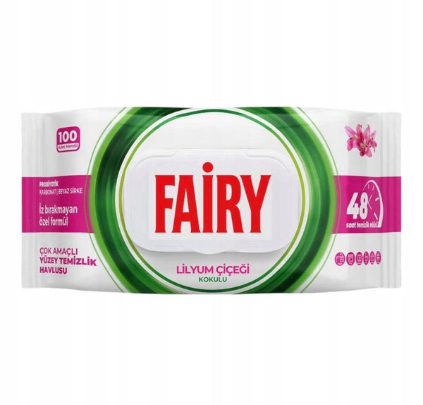 FAIRY WIPES LILY FLOWER (100pack x12)