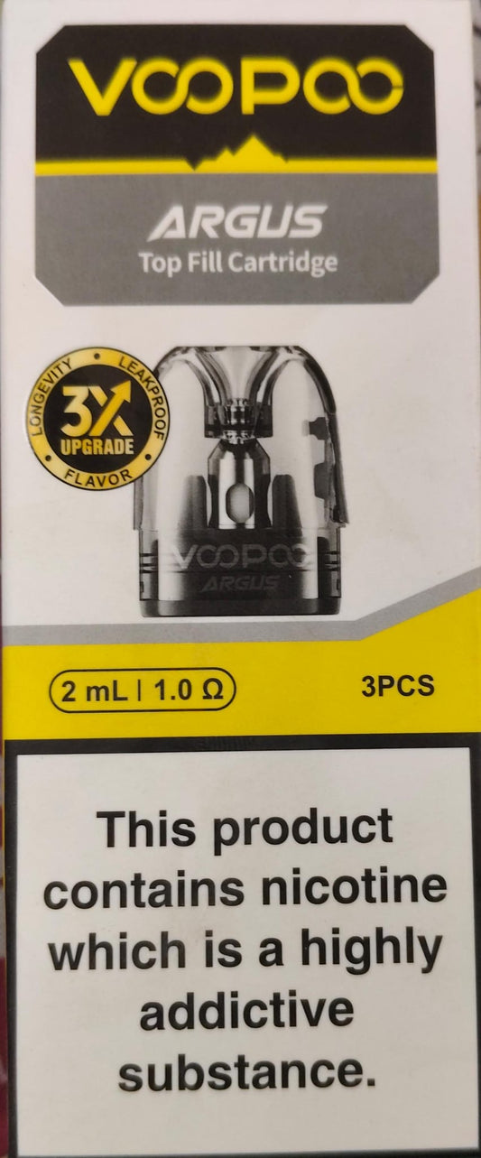 Voopoo Argus Top Fill Cartridge 2ml 3 Pack
