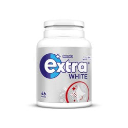 Extra White Sugarfree Chewing Gum Bottle 46 Pieces