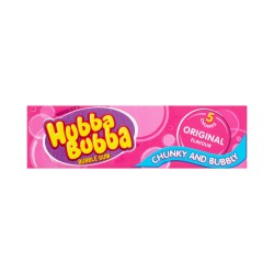 Hubba Bubba Original Flavour Bubblegum 5 Chunky Chews