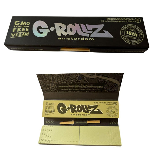 G.ROLLZ - Medicago Sativa VALUE PACK - K/S Xtra Thin + Tips - 24 Pack