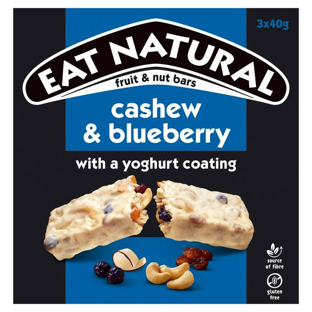 Eat Natural Cashew & Blueberry with a yoghurt coating