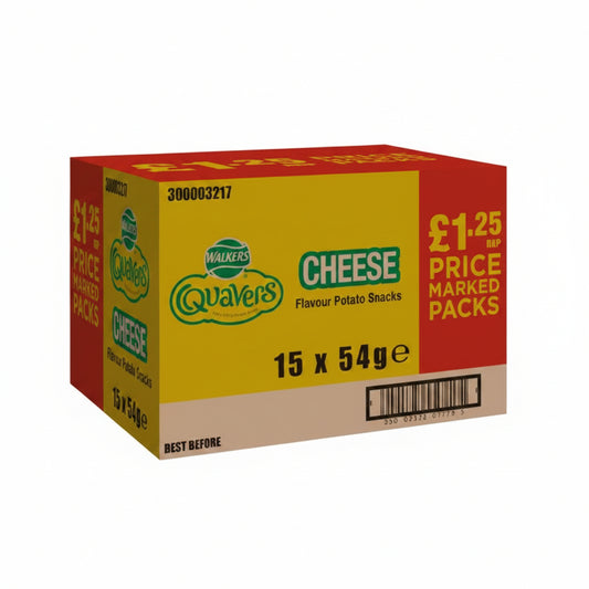 Quavers Cheese Potato Snacks 15X54G