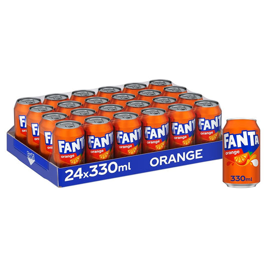 Fanta Orange 24x330ml Cans