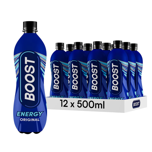 BOOST ENERGY ORIGINAL PM£1  12X500ML