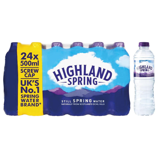 Highland Spring Screw Cap NPM [24x500ML]