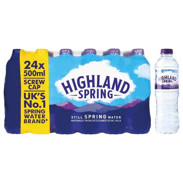 Highland Spring Screw Cap NPM [24x500ML]