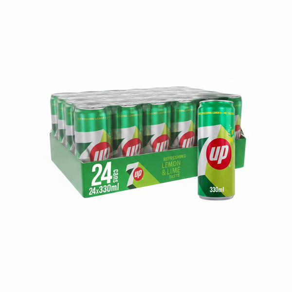 7-up Regular Lemon & Lime Cans GB [24X330ML] - NPM