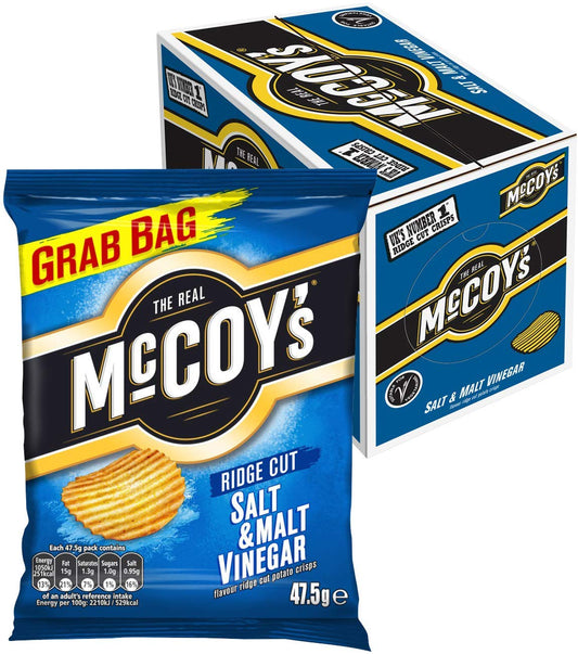 MCCOYS SALT & MALT VINEGAR 20X65G