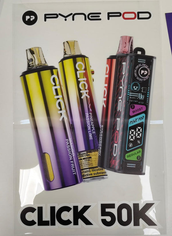 Pyne click 50k Poster two sided