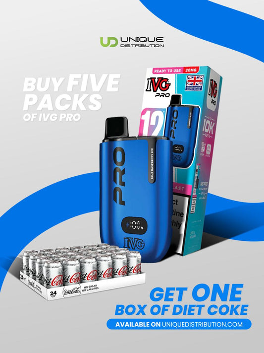 IVG Pro Legal 12K Big Puff Vape Kit