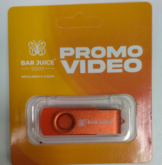 Bar juice USB drive with Promo Video