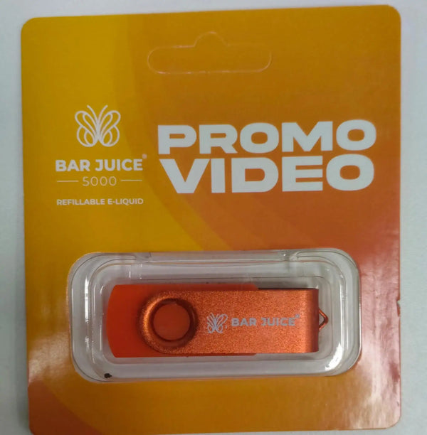 Bar juice USB drive with Promo Video