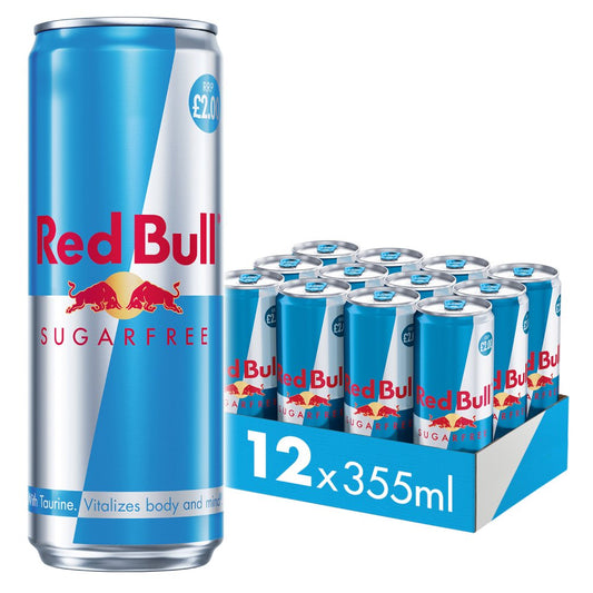 RED BULL SUGARFREE PMP £2.00 12x355ml