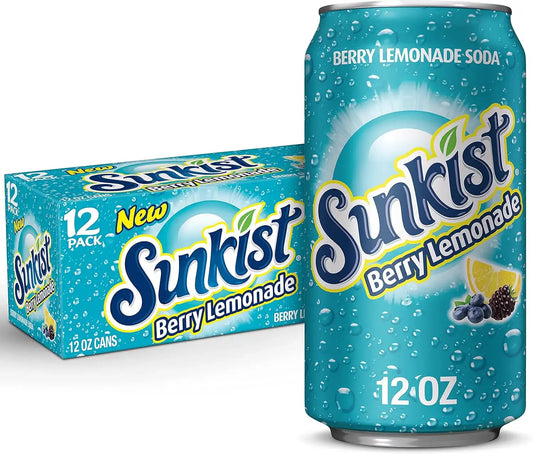 Sunkist Drinks 12 fl oz cans 355ML [12 pack]