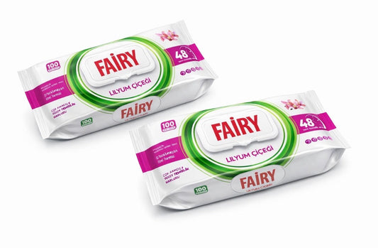 FAIRY WIPES LILY FLOWER (100pack x12)
