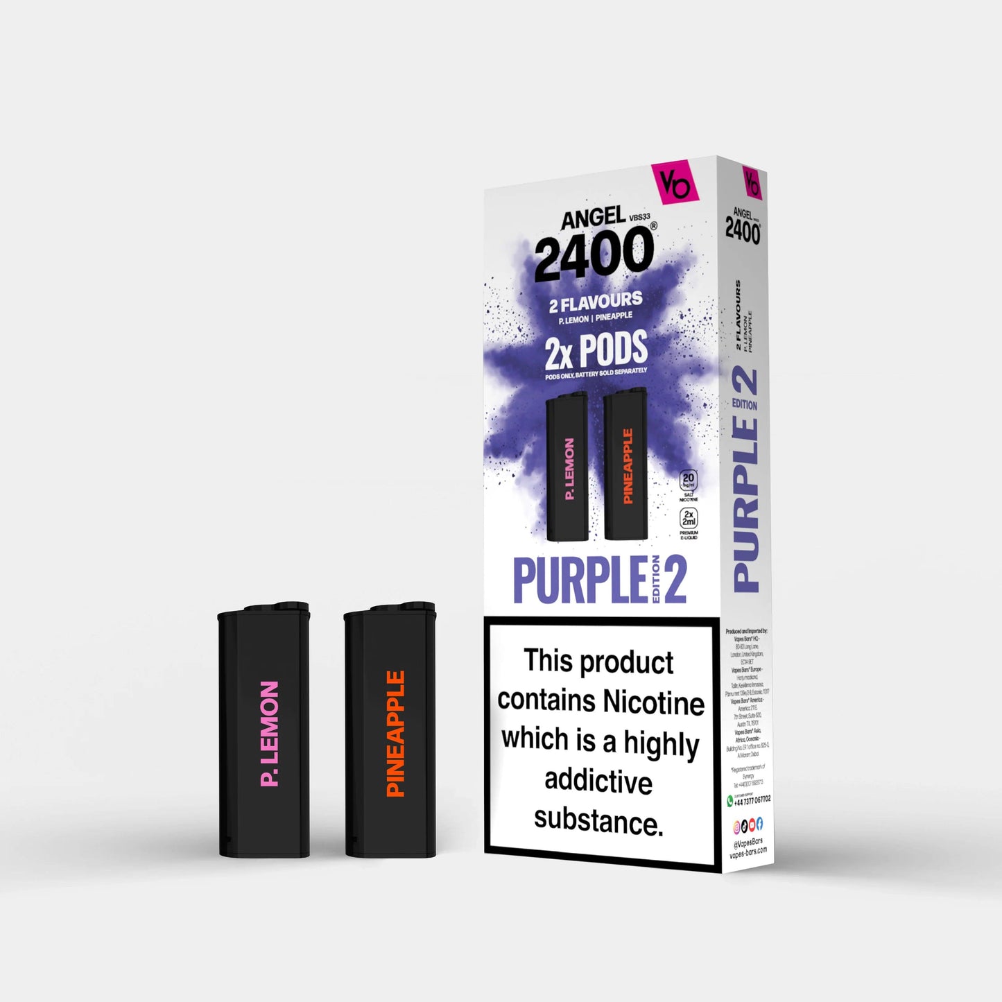 Angel Pods Purple Edition 2, 2x 2ml Pods