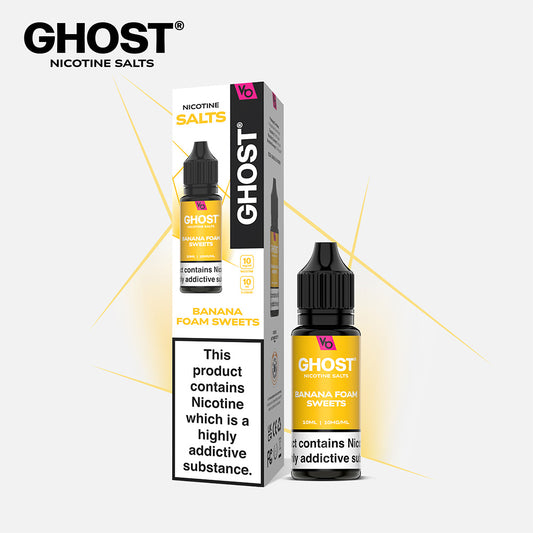 Vapes Bars Ghost Nic Salts 10ml - 10MG