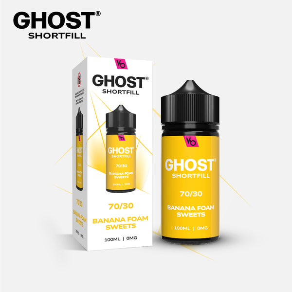 Vapes Bar Ghost Salt 100ml Shortfill 70/30