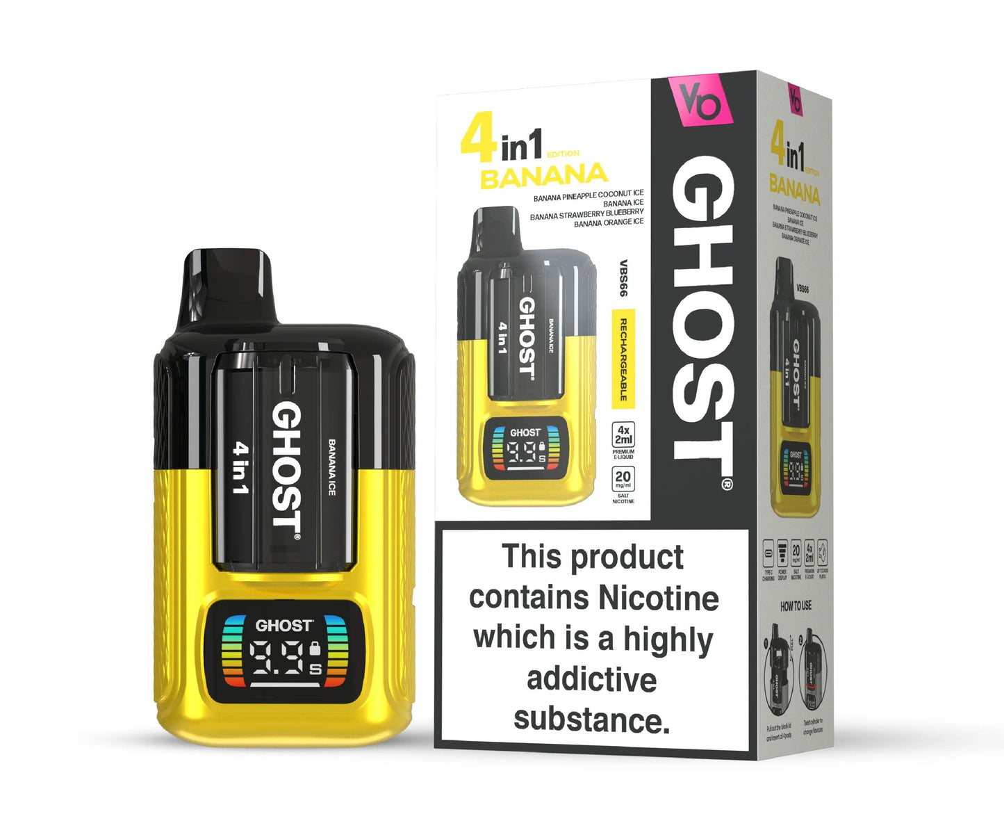 Ghost® 4 in 1 VBS66 Banana Edition