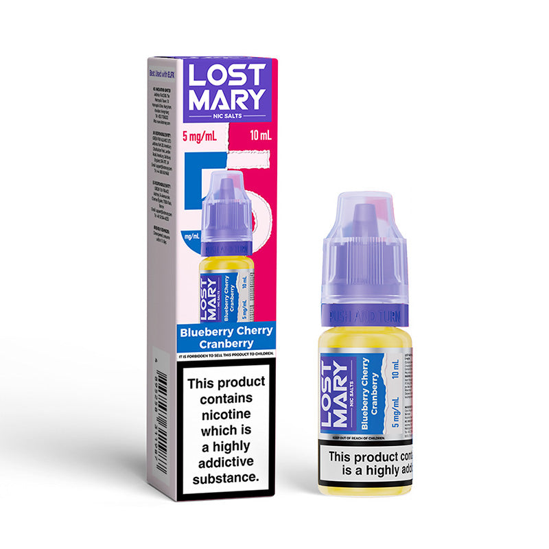 LOST MARY (5mg) Nic Salts E-Liquid 10ml