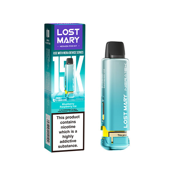 Lost Mary Nera 15K 20mg Prefilled Pods Compliant Post June 1st