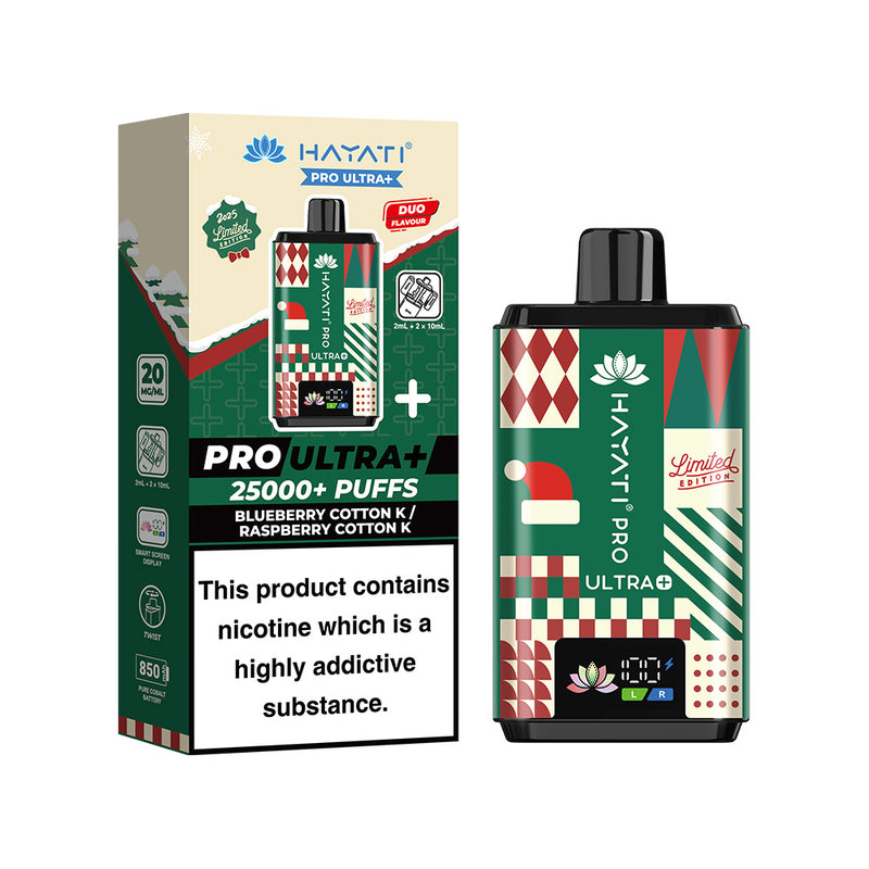 Hayati PRO ULTRA+ 25000+ PUFF Christmas Edition