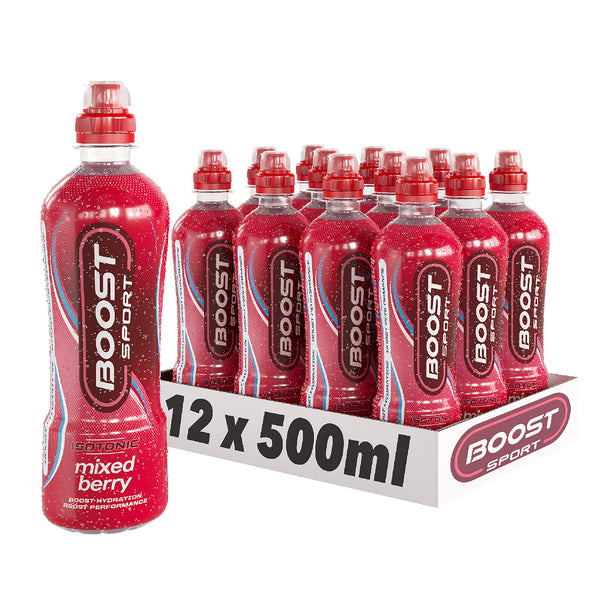 BOOST ENERGY RED BERRY PM £1 [12X500ML] - PM £1