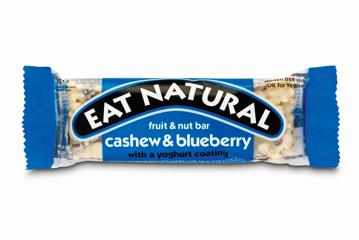 Eat Natural Cashew & Blueberry with a yoghurt coating