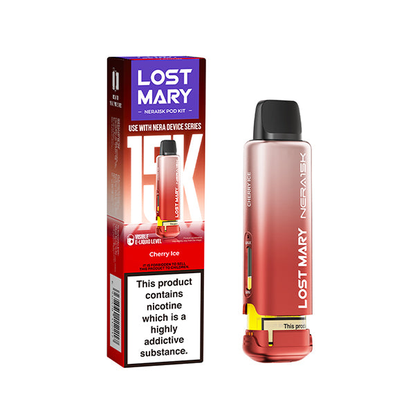 Lost Mary Nera 15K 20mg Prefilled Pods Compliant Post June 1st