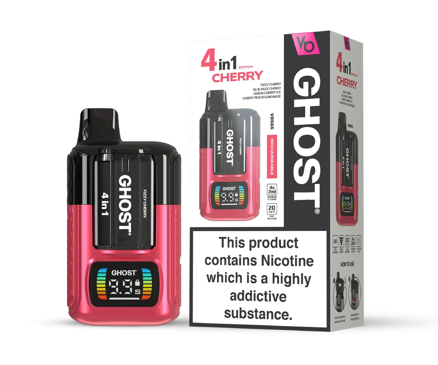 Ghost® 4 in 1 VBS66 Cherry Edition