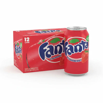 Fanta strawberry 355ml [12 pcs]