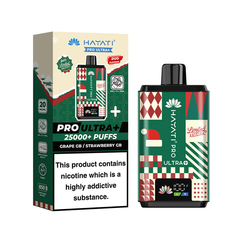 Hayati PRO ULTRA+ 25000+ PUFF Christmas Edition