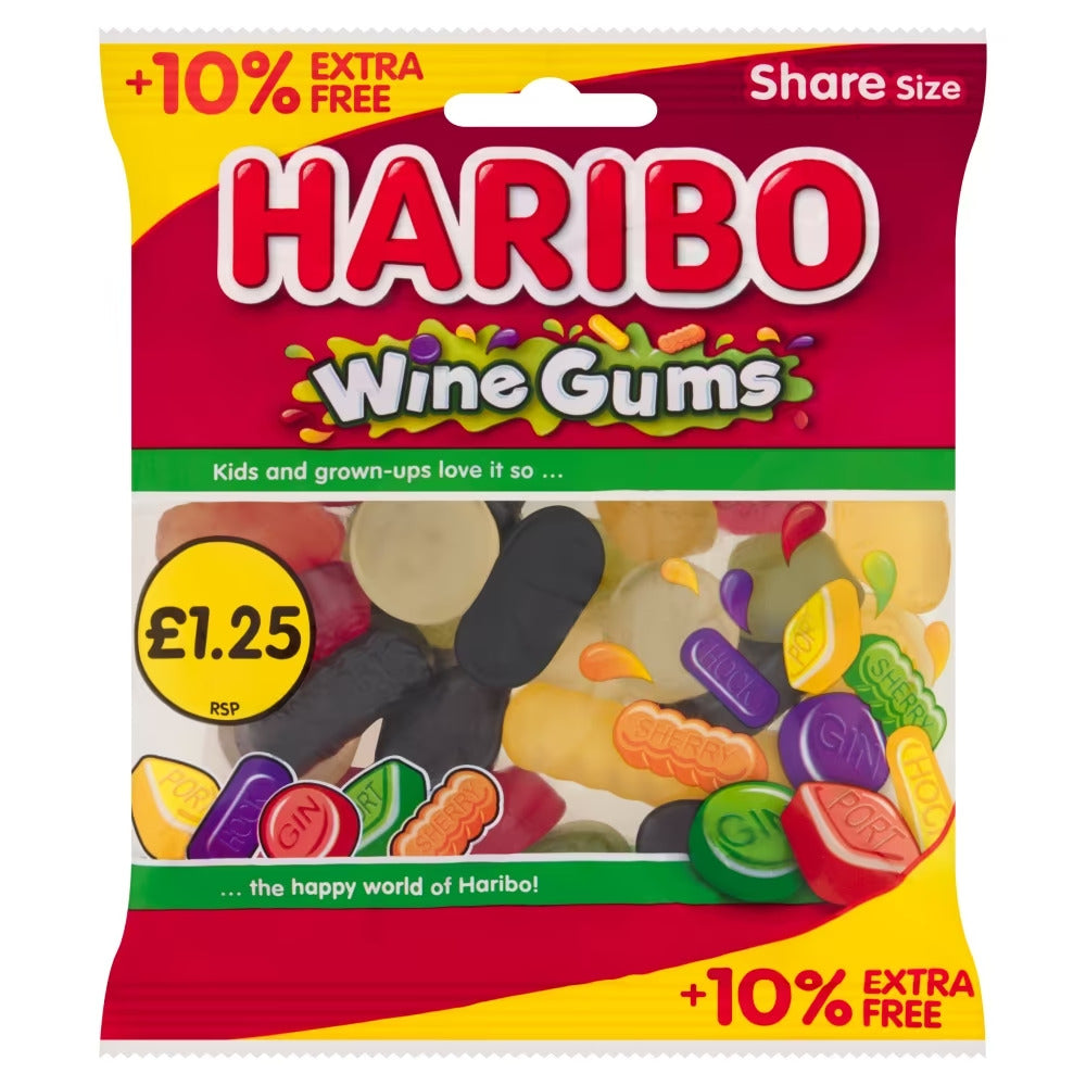 Haribo Winegum Bag 154g