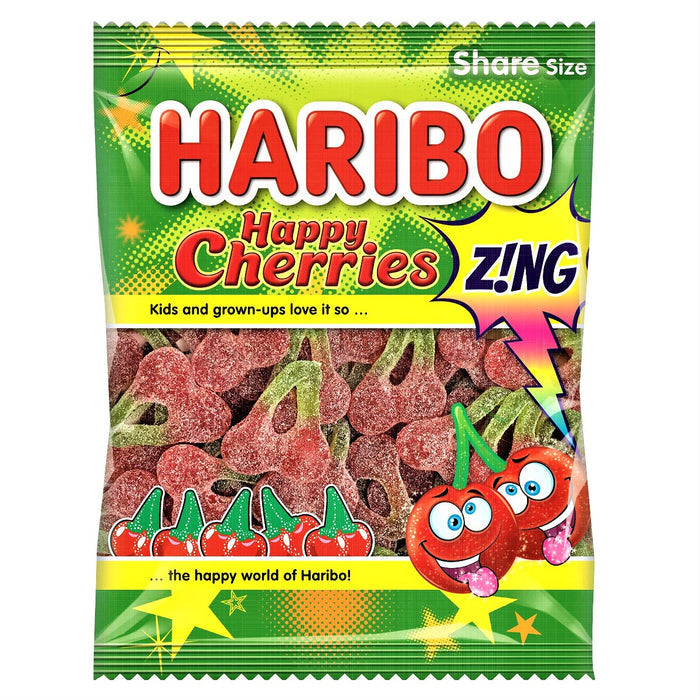 Haribo Happy Cherries Z!ing Share Bag 160g