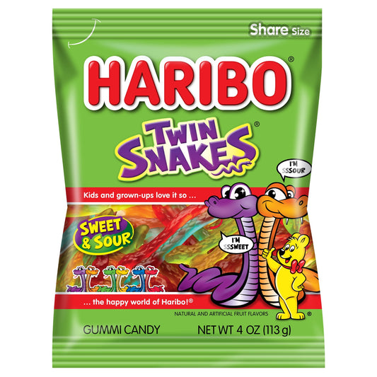 Haribo Twin Snakes 154g