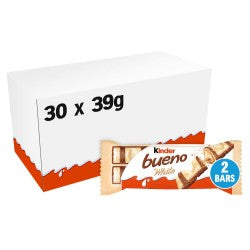 Kinder Bueno White Milk and Hazelnuts 39g