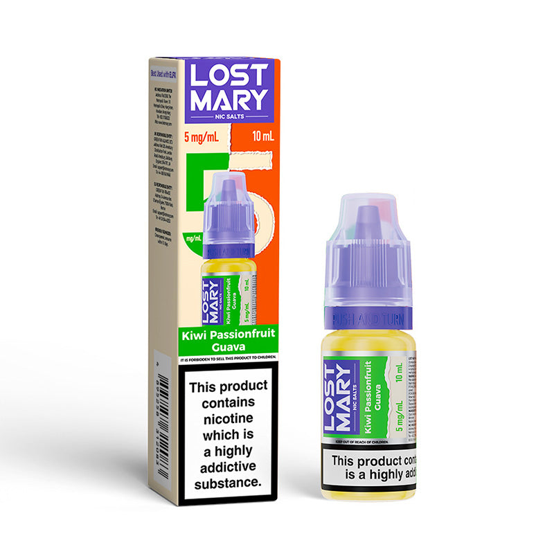 LOST MARY (5mg) Nic Salts E-Liquid 10ml