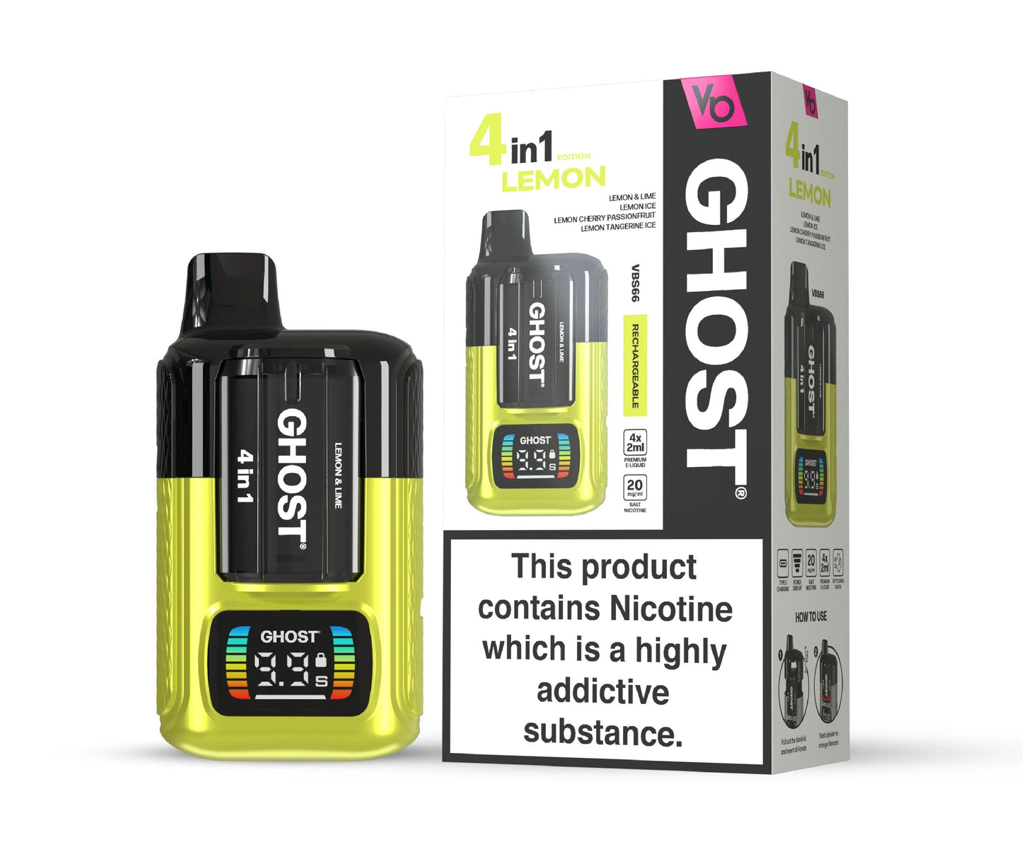 Ghost® 4 in 1 VBS66 Lemon Edition