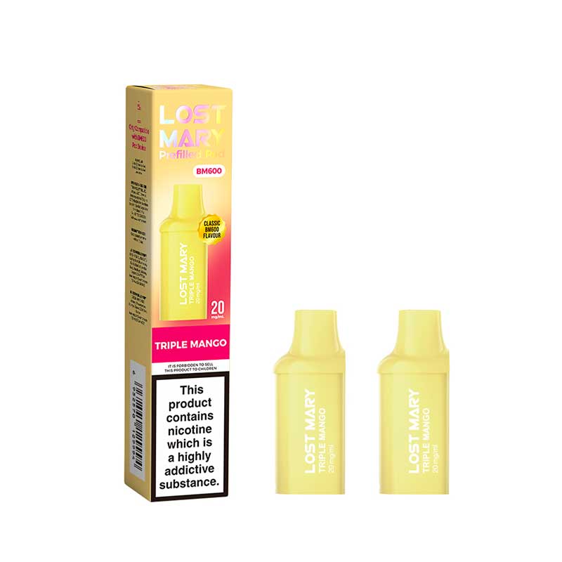 Lost Mary BM600 Prefilled Vape Pods 20mg - 2PK