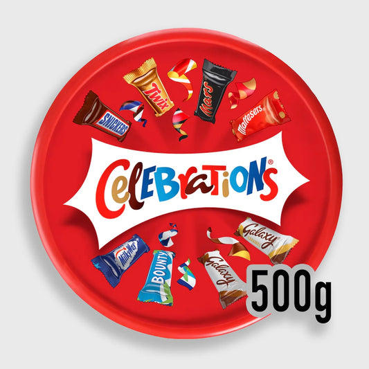 Mars Celebrations Assorted Chocolates Tub 500g [1Pack]
